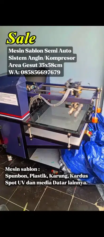 Mesin Sablon Semi Auto