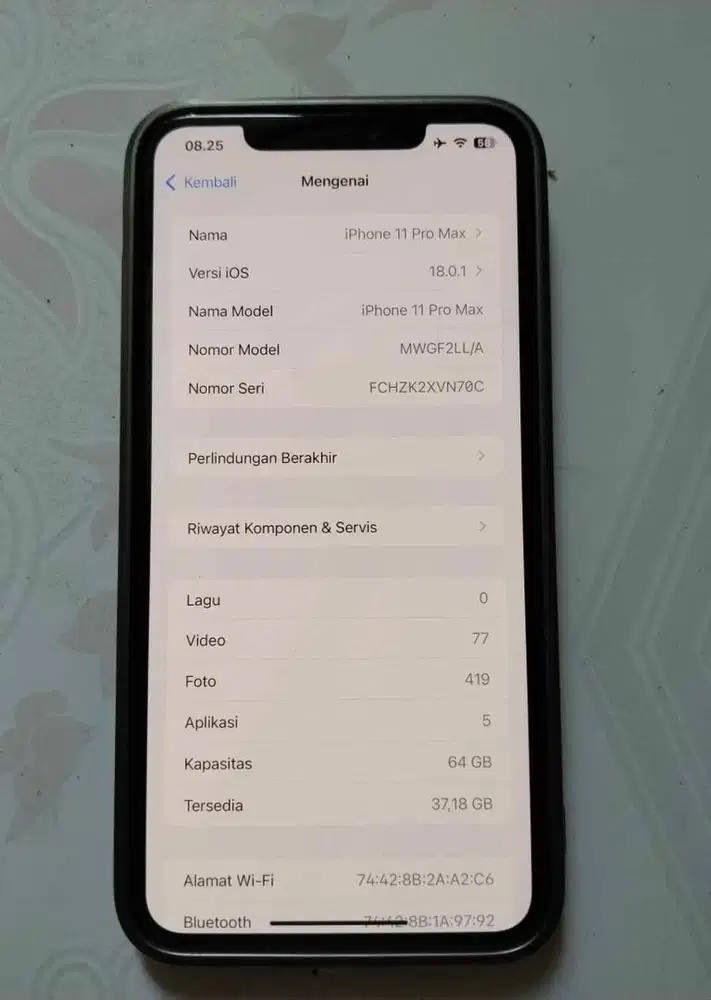 Jual Cepat! Iphone 11 Promax 64Gb Inter LL/A