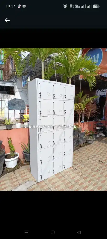 Locker penyimpanan 18pintu murah