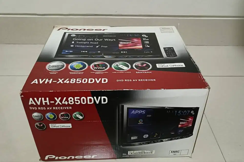 Double din Pioneer AVH X4850 DVD