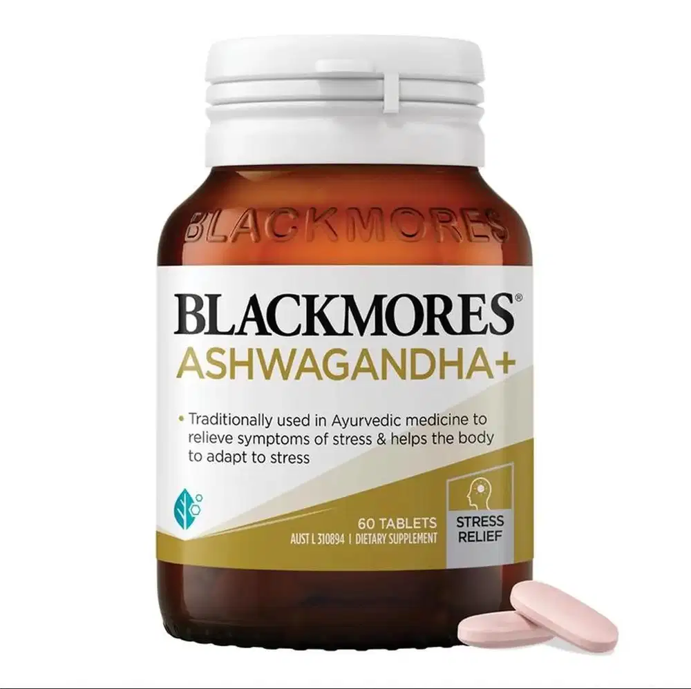 BLACKMORES ASHWAGANDHA+ import Australia Langsung