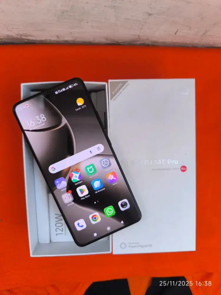 Xiaomi 14T Pro 12/256 Fullset ori segel mulus no minus garansi ON