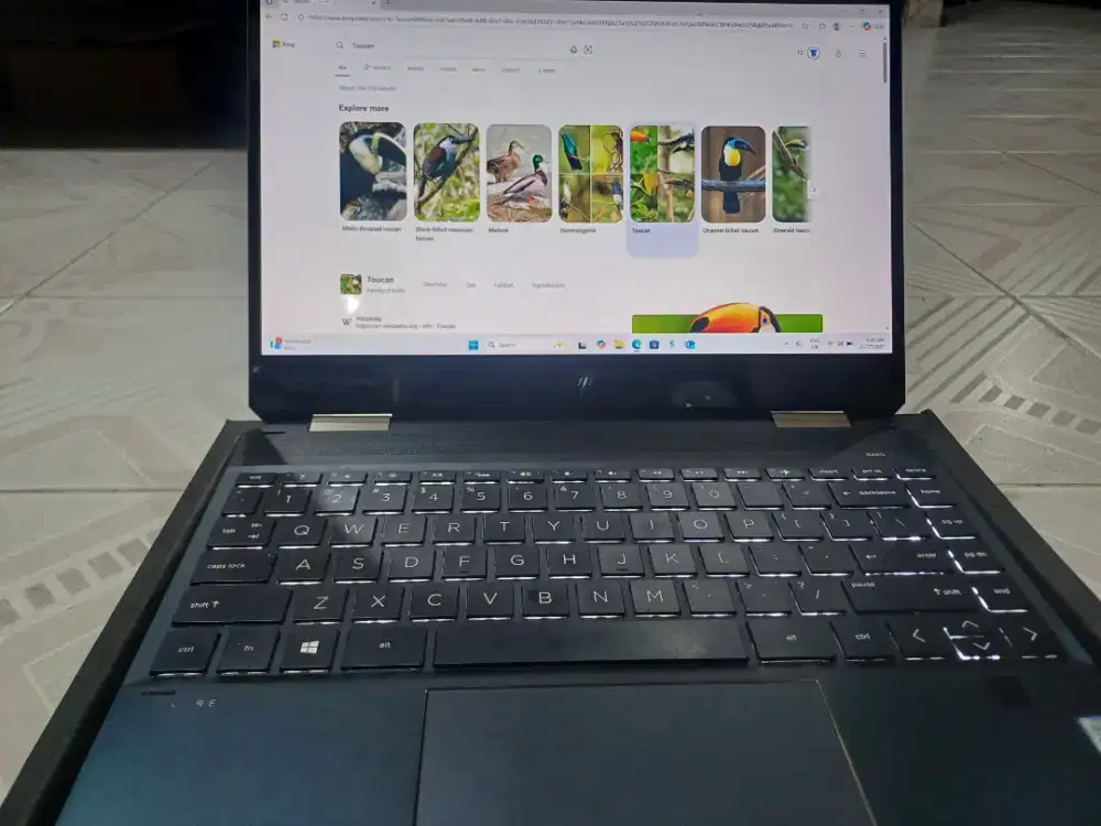 LAPTOP HP SPECTRE X360  i7-8565U fullset original resmi