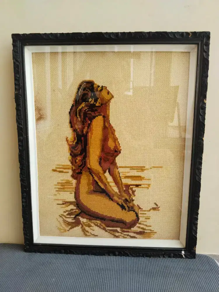 Lukisan Kristik / Sulam Eropa Lawas