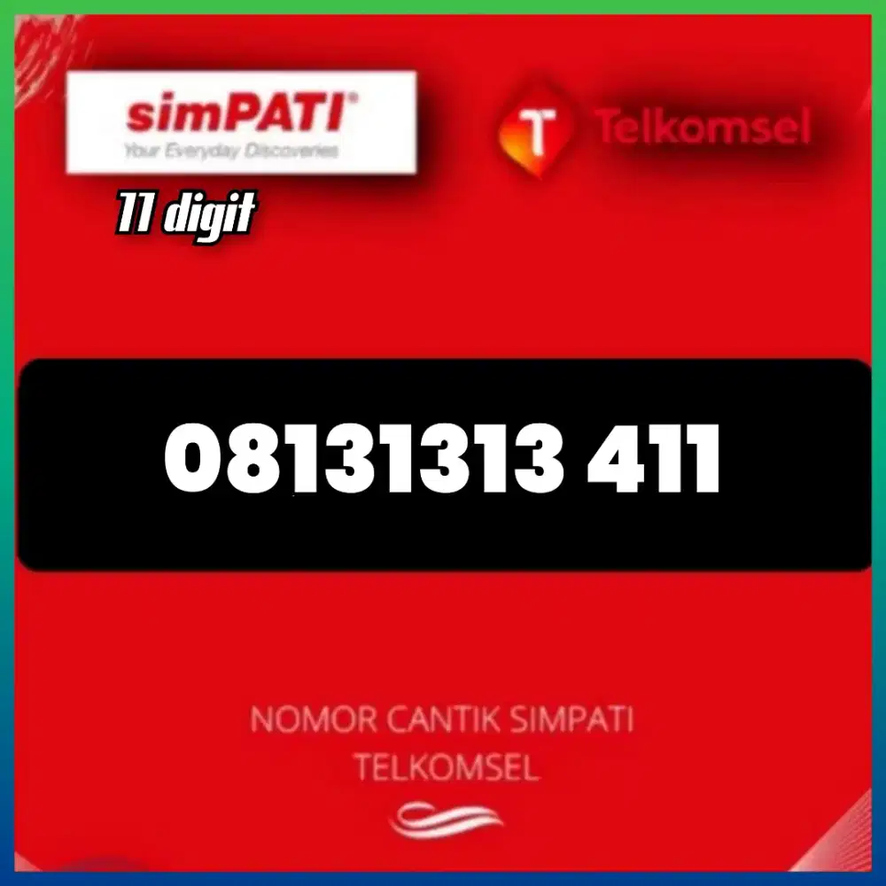 Nomor cantik simpati Telkomsel super 11 digit