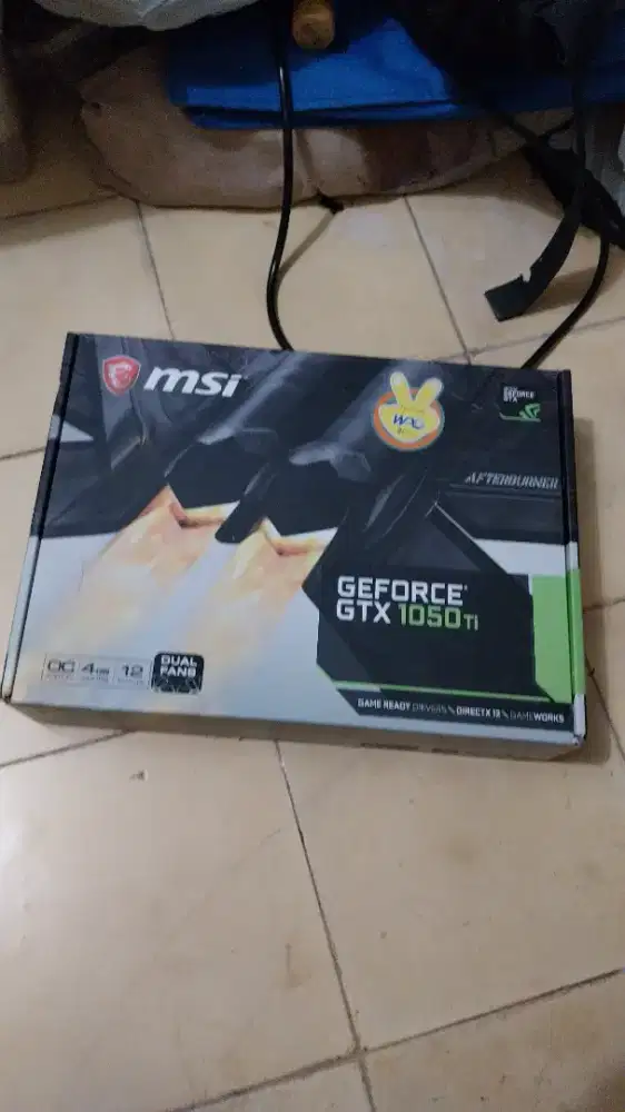 Jual cepat : vga Msi GTX 1050TI 4Gb DDR5