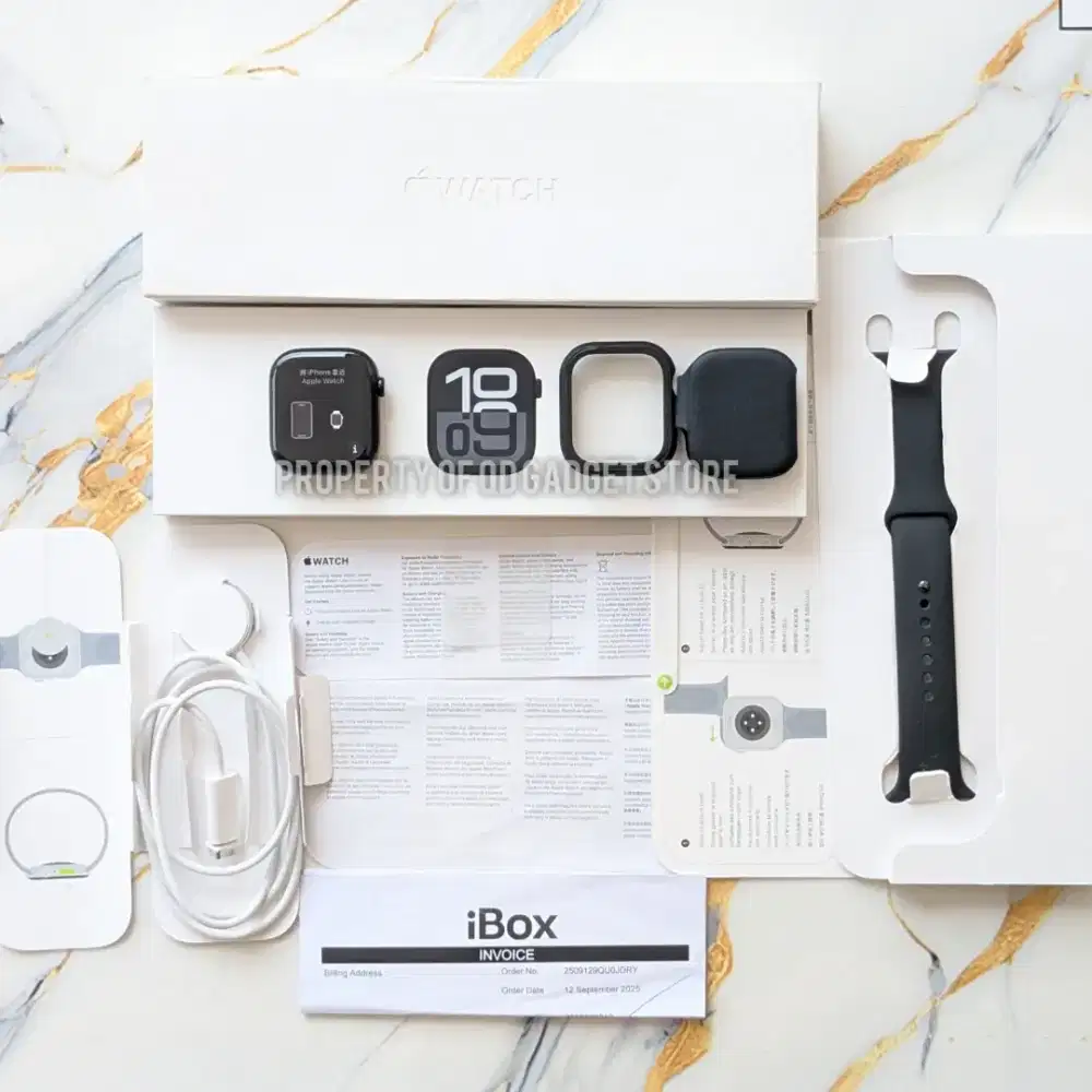 Apple Watch 10 46mm Jet Black Garansi RESMI iBox Sept 2026 Murah aja