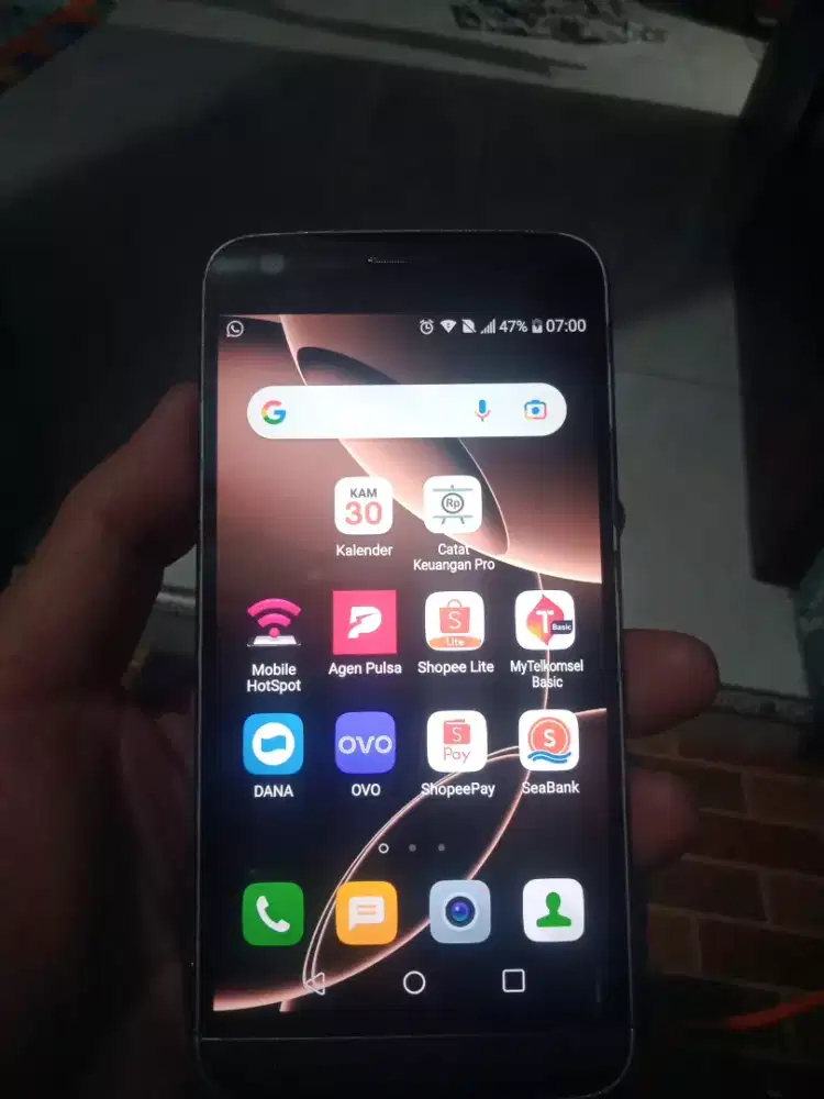 LG G5 Minus tombol on/off error