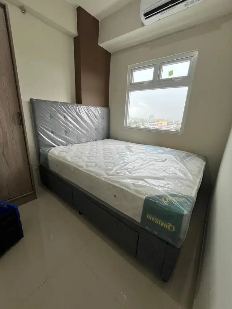 Kasur Quantum 160x180 segel baru nego tipis