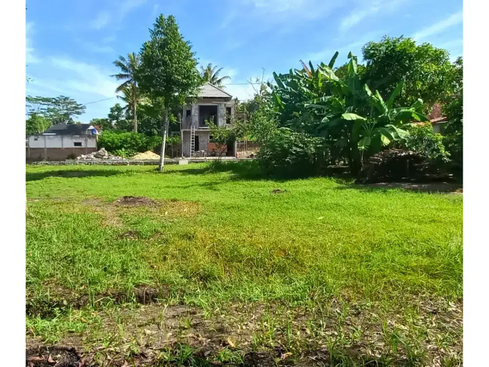 Tanah Gamping Dekat Pasar Hewan Siap Balik Nama SHM Pekarangan