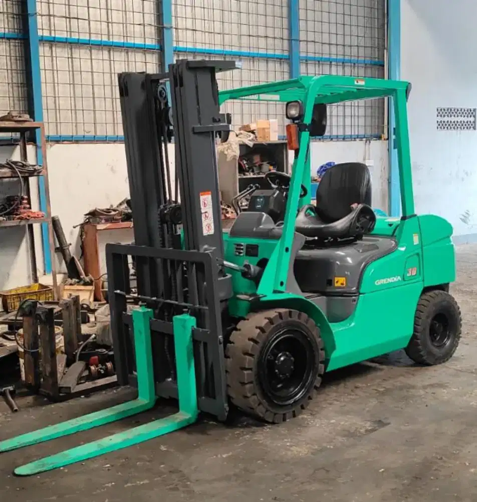 Forklift Mitsubishi 3 Ton,Manual,Threelift 4,3 Meter,S4S,Tahun 2018