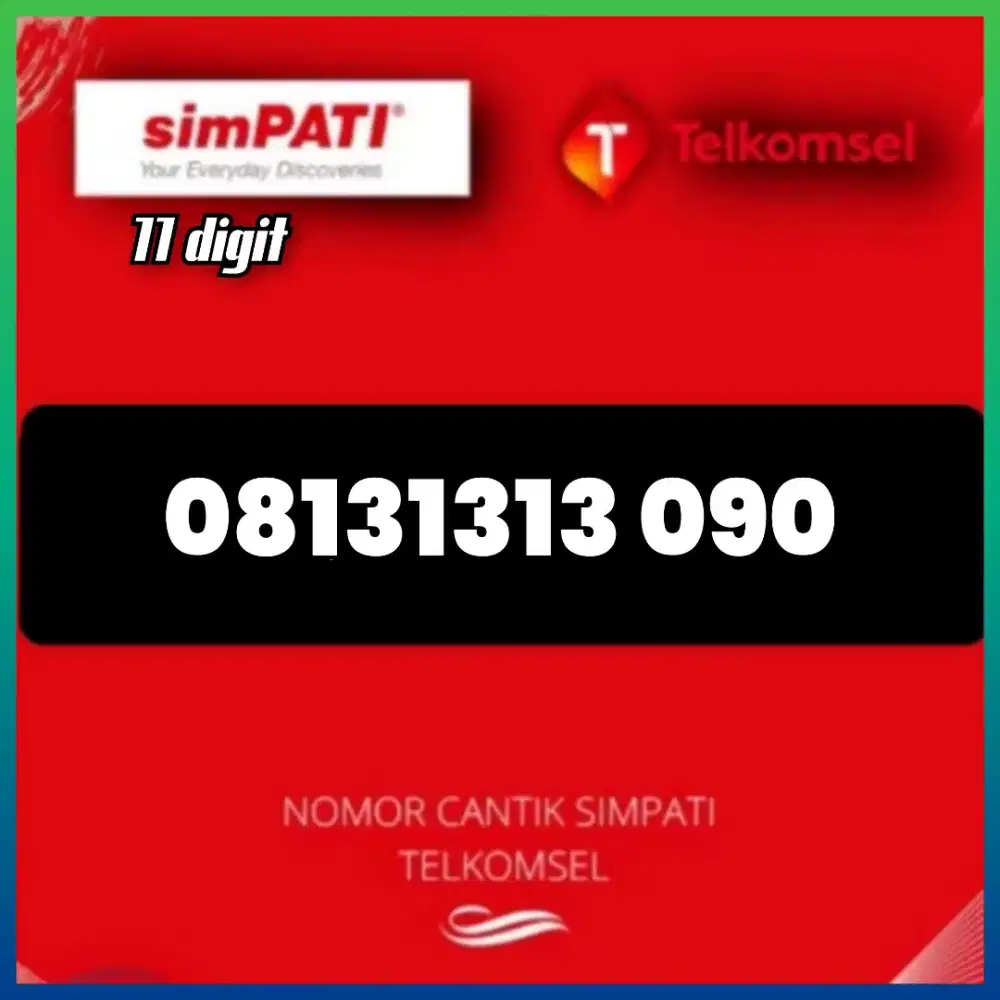 Nomor cantik simpati Telkomsel super 11 digit