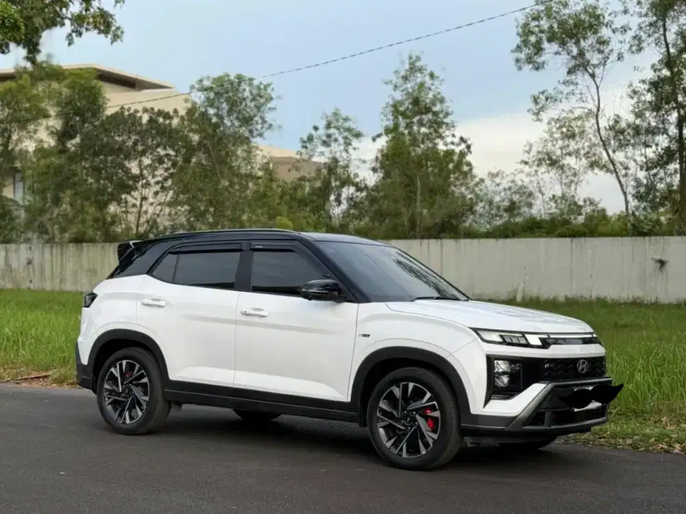 SALE Hyundai Creta N-Line 2025 iVT Black-White Mulus Like New