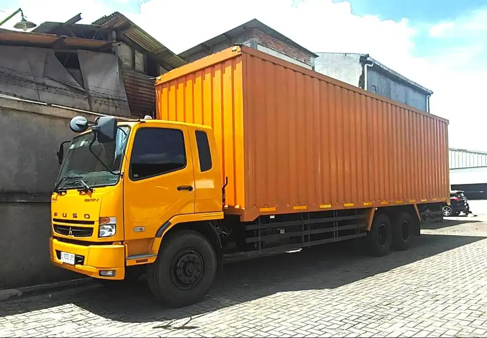 Regis 2024 Mitsubishi fuso fighter X tronton 6x4 HD box besi 2023 bok
