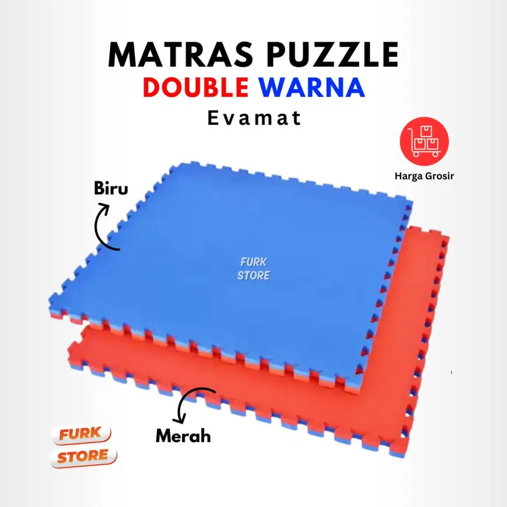 Matras Double Warna EVA11 – Matras Puzzle Tebal | Matras Puzzle 1Meter