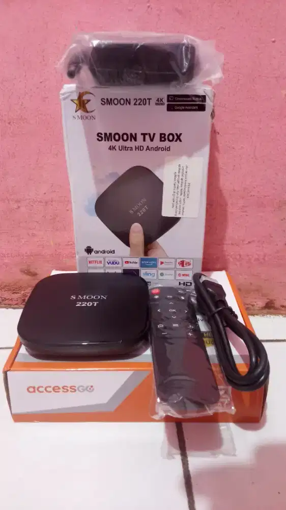 ANDROID TV BOX ORIGINAL RAM 2/16 GB BISA NETFLIX