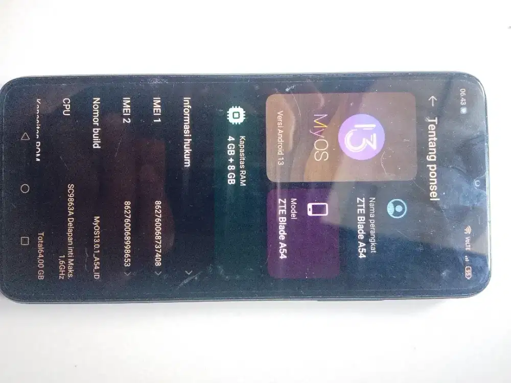 HP Blade ZTE ram 12 Giga