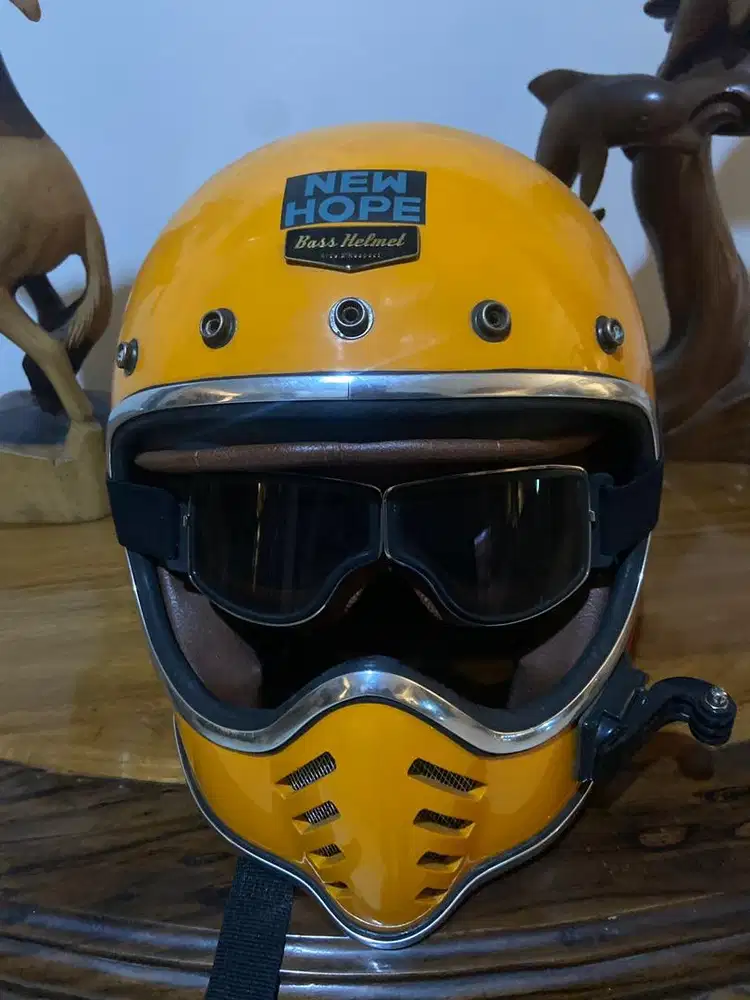 helm royal moto bass helmet fullface classic retro style