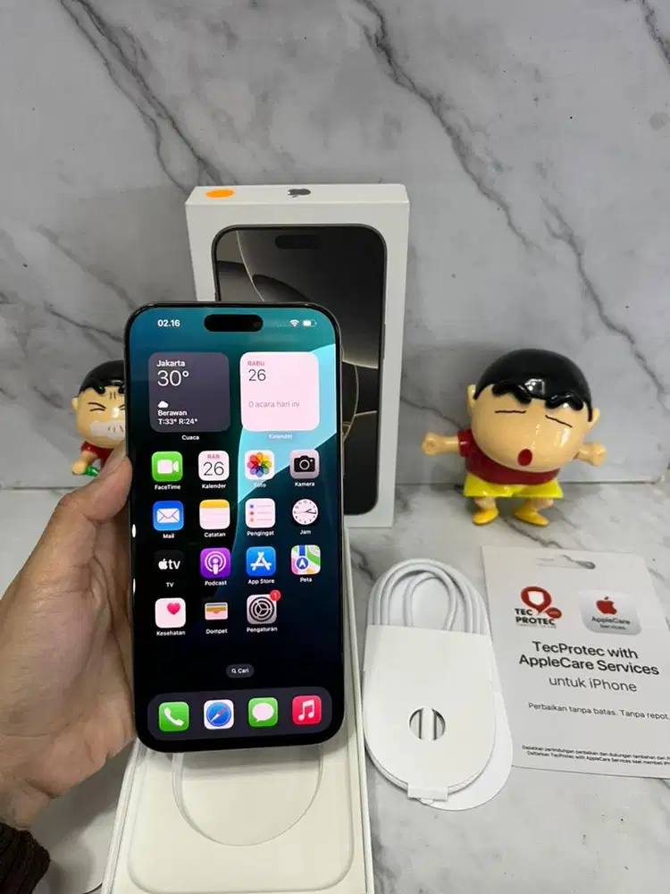 Iphone 16 promax 256 Like New ibox Garansi Panjang 17 Oktober 2026