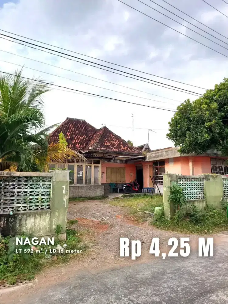 Dijual Tanah Strategis Bonus Rumah Antik di Lingkungan Kraton