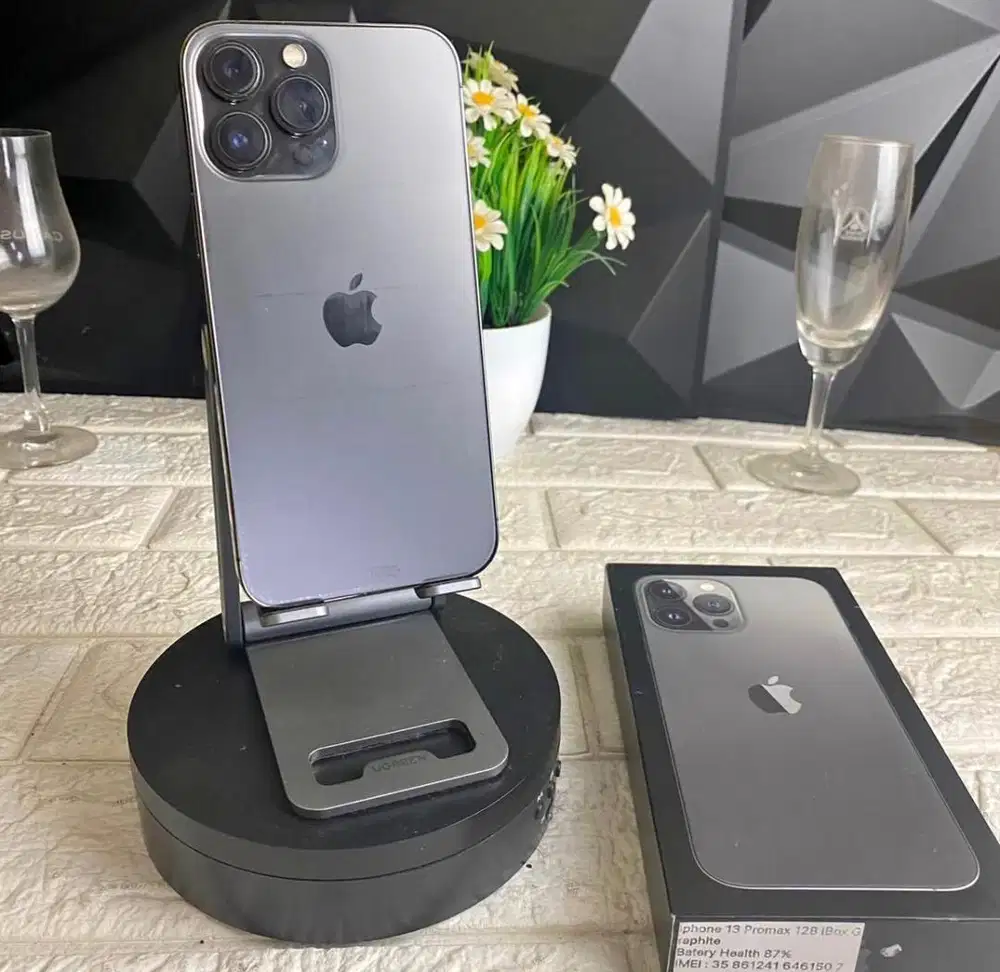 iPhone 13 Pro Max 128GB Garansi iBox Mulus Like New