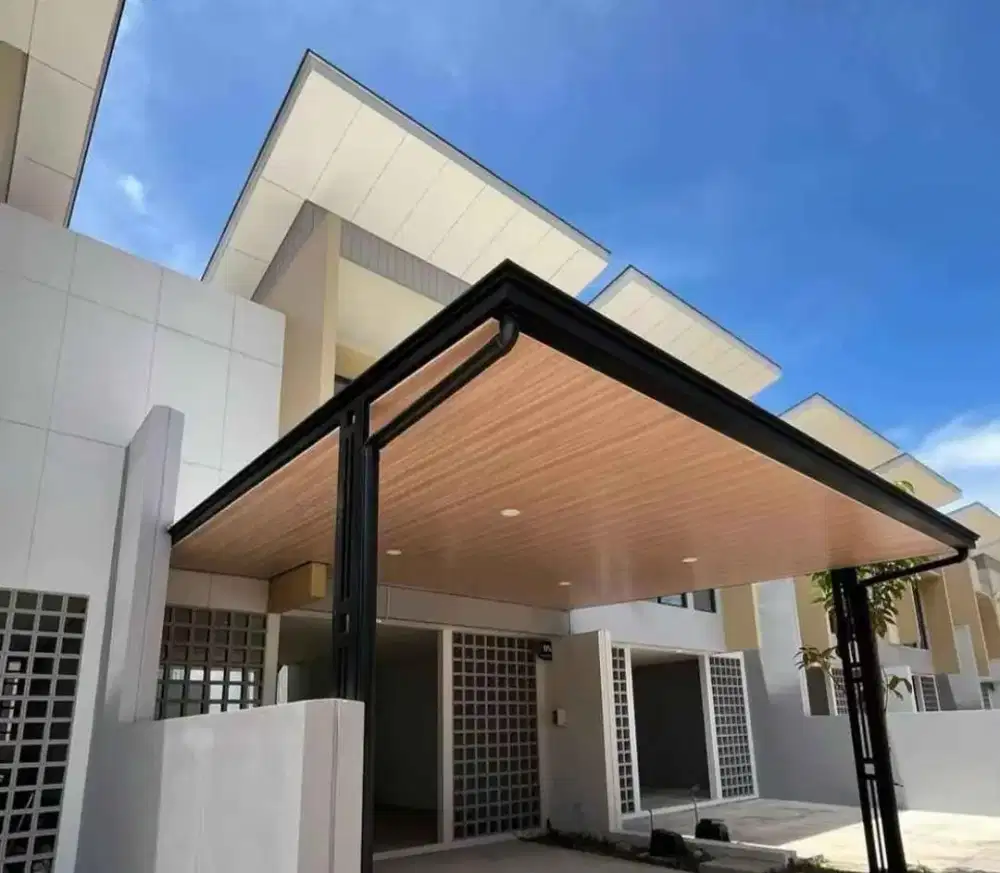 Kanopy kaca pake plavon vvc