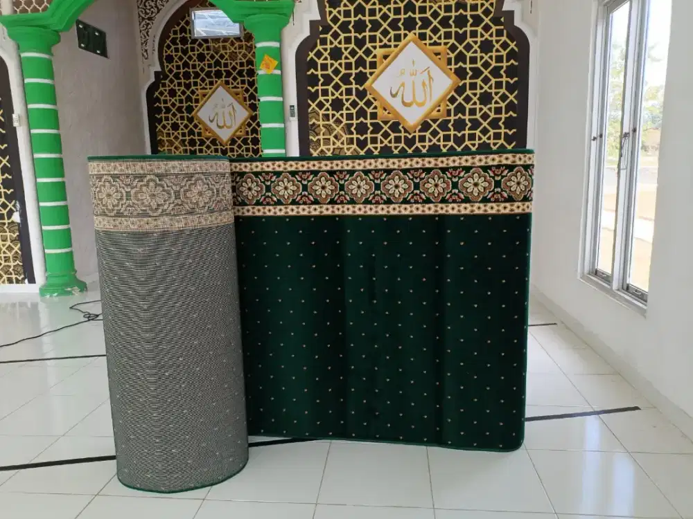 Ambal Sajadah Karpet Masjid Termurah. Tersedia Lokal maupun Import