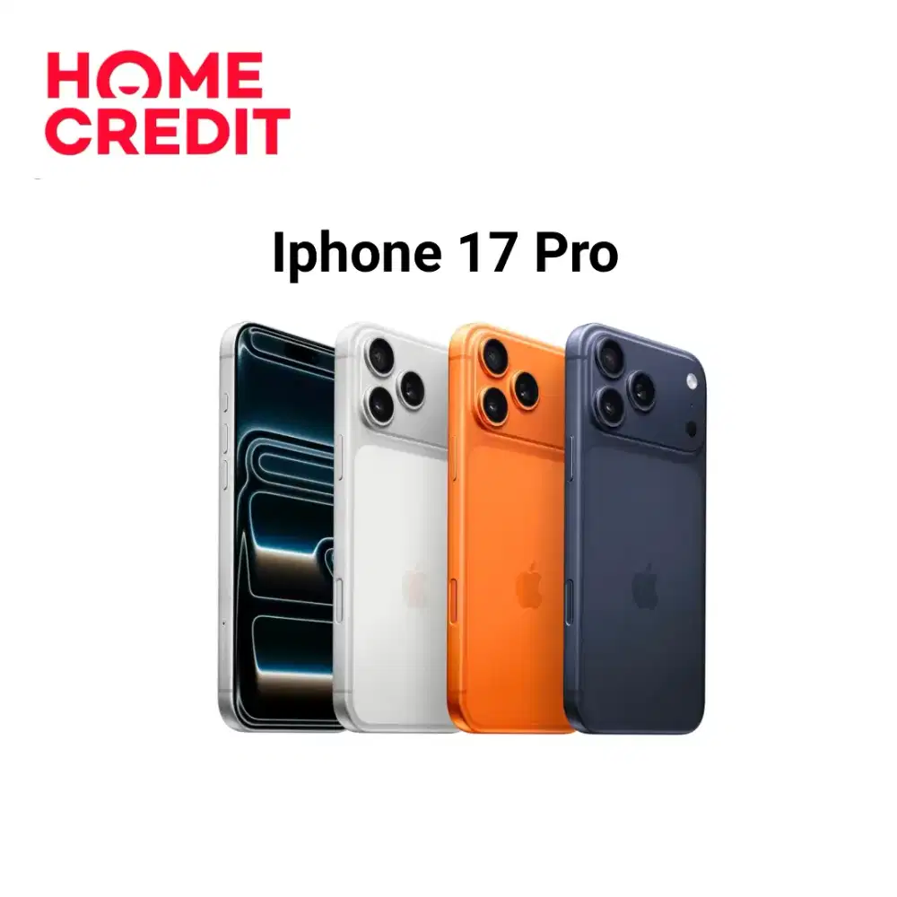 Segampang itu cicilan Iphone 17 Pro 256Gb dengan Homecredit