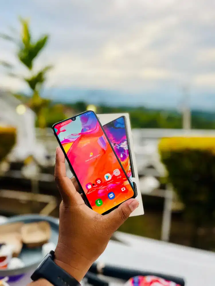 OBRALL!! Samsung a70 6/128 Fullset