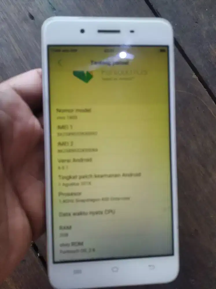 Vivo y55l ram 2 internal 16 shadow dikit normal tinggal pakai