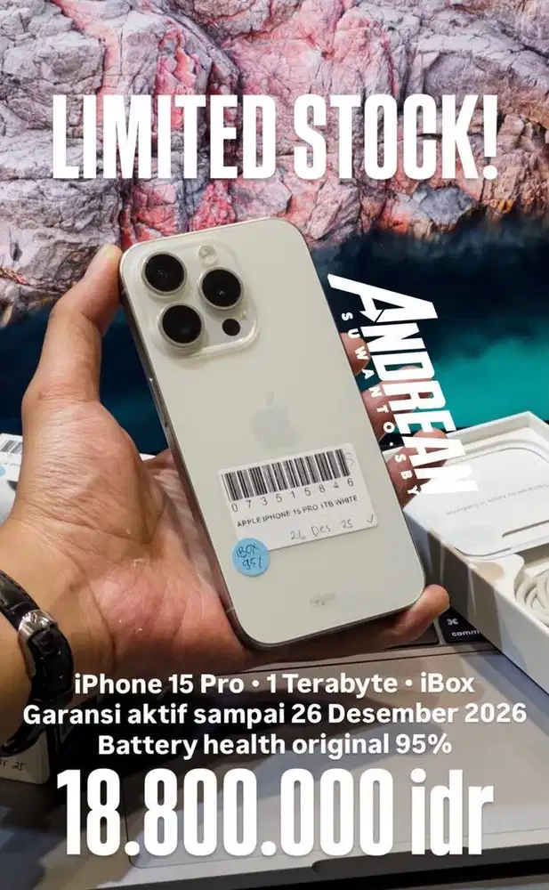 second iphone 15 Pro 1 Tb Ibox