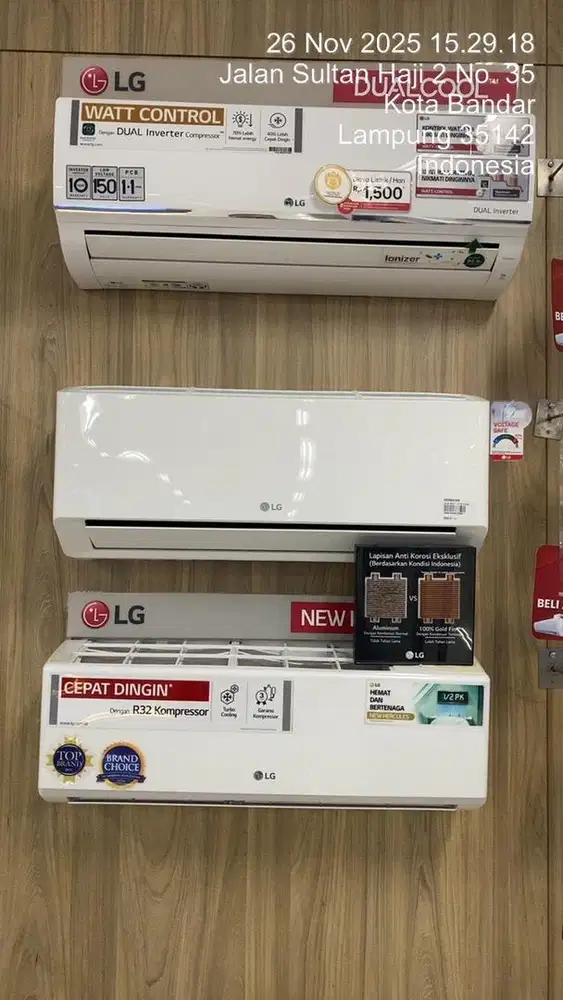 Ac LG 1/2pk harga 4.399.000