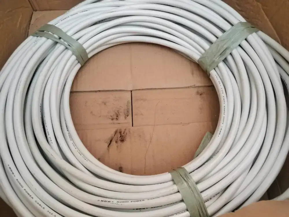 DIJUAL KABEL MWW AUDIO POWER 3 X 2,5 KABEL43,5 METER KONDISI BARU