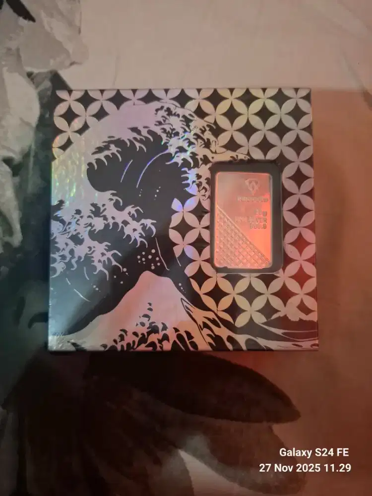 Perak indo gold 999.9 berat 25g