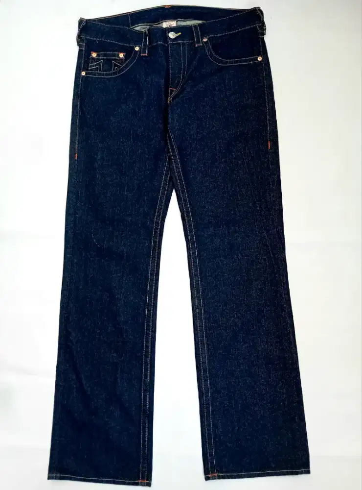 True Religion Ricky No Flap Men’s Blue Denim Jeans.
Made In Usa