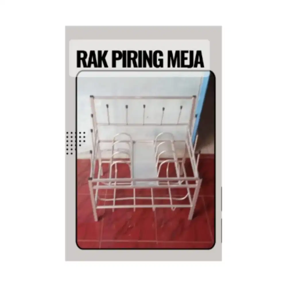Rak piring meja dan Rak piring susun