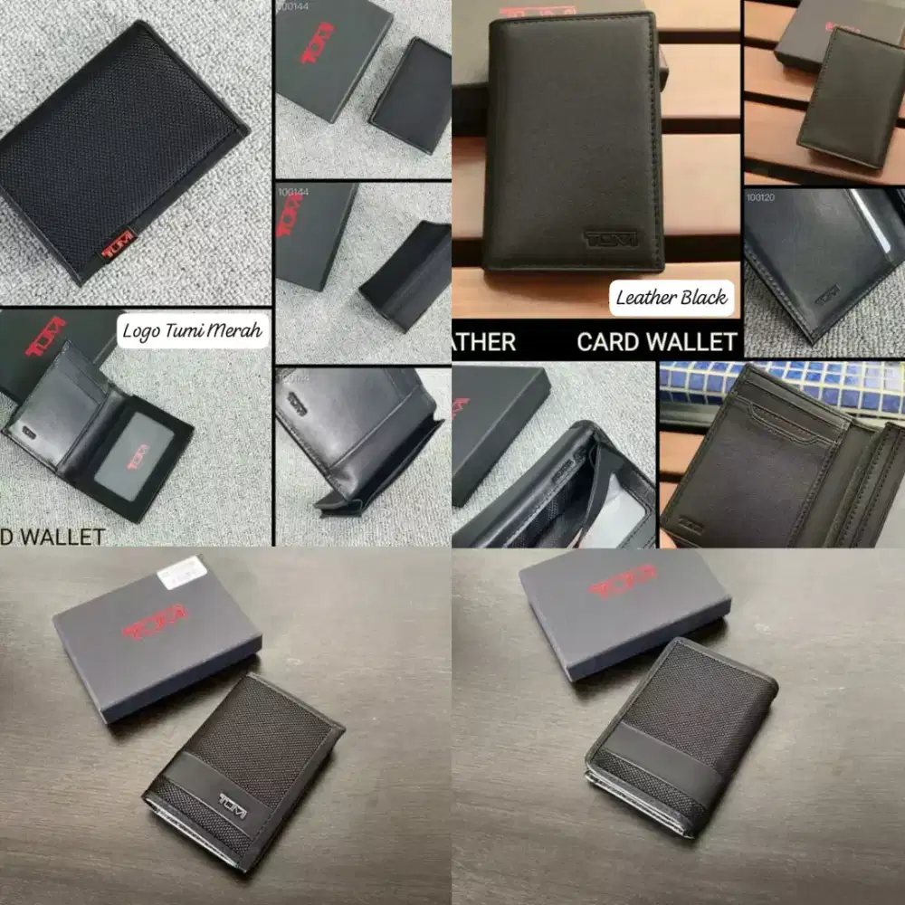 Dompet Tumi Gussested Card Wallet Ready 3model
