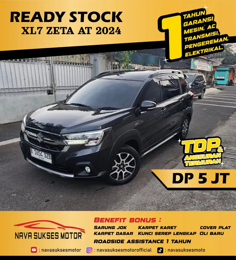 TDP 5 JUTA - XL7 ZETA AT 2024