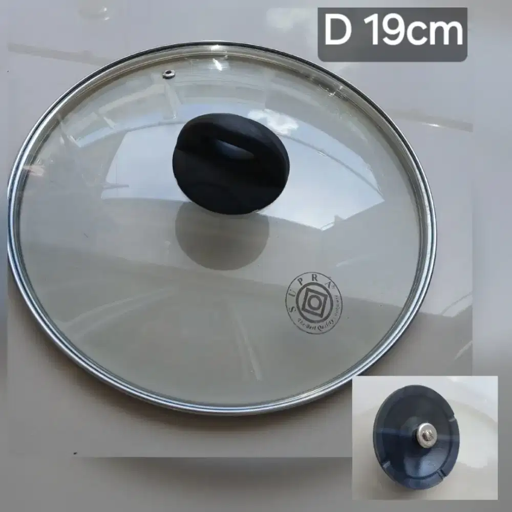 Tutup panci kaca Supra 29cm, baru