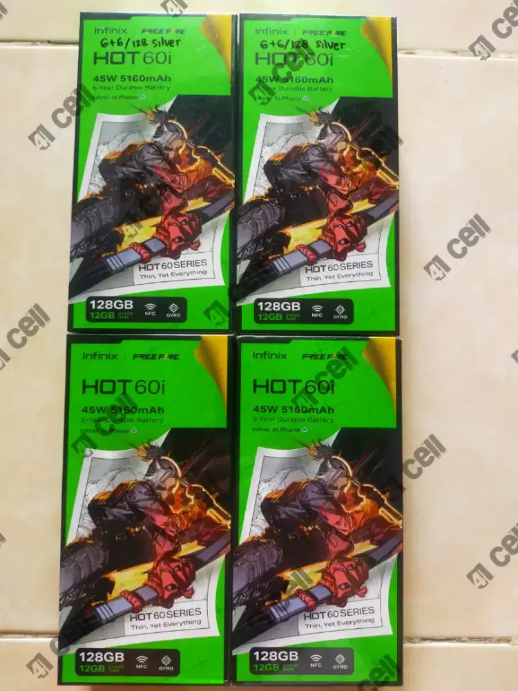 Infinix hot 60i ram 6+6/128 100% baru Termurah