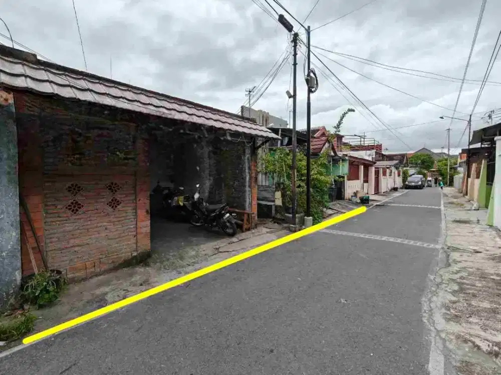 Rumah Hitung Tanah Punggawan Dekat Stasiun Balapan