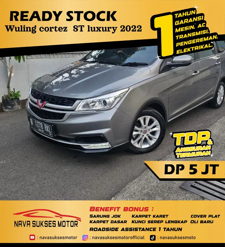 TDP 5 JUTA - WULING ST LUXURY 2022