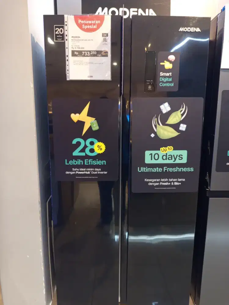 Promo bunga 0% kredivo kulkas 2 pintu modena