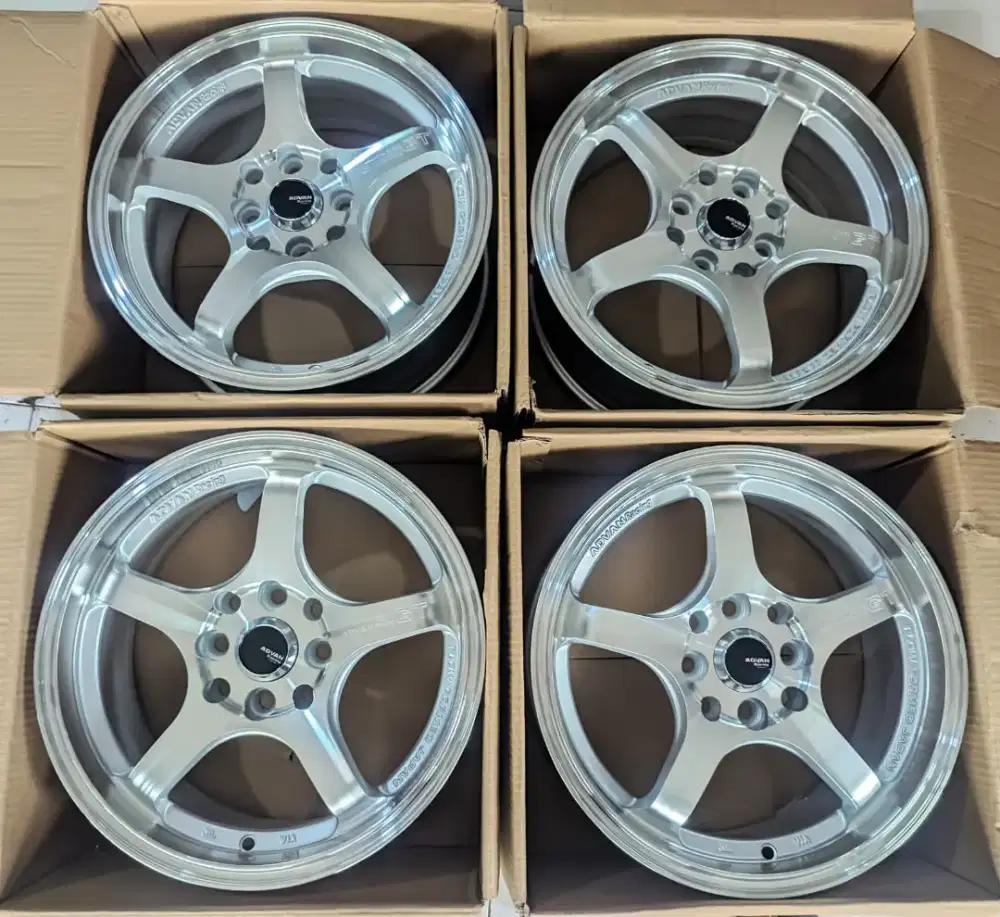 R15 Advan GT Pcd 4x100_114 Et42 flow forming