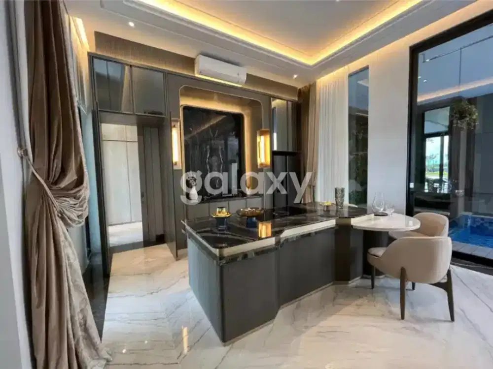 rumah mewah private pool new gress grand island pakuwon city