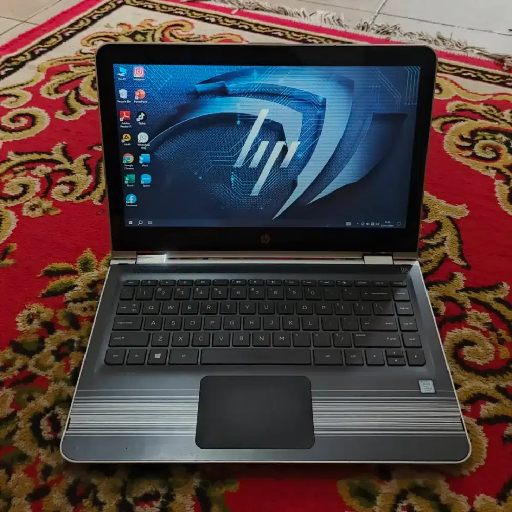 HP pavilion X360 slim 13inch core.i3 gen6 Ram4GB/ssd128GB bogor