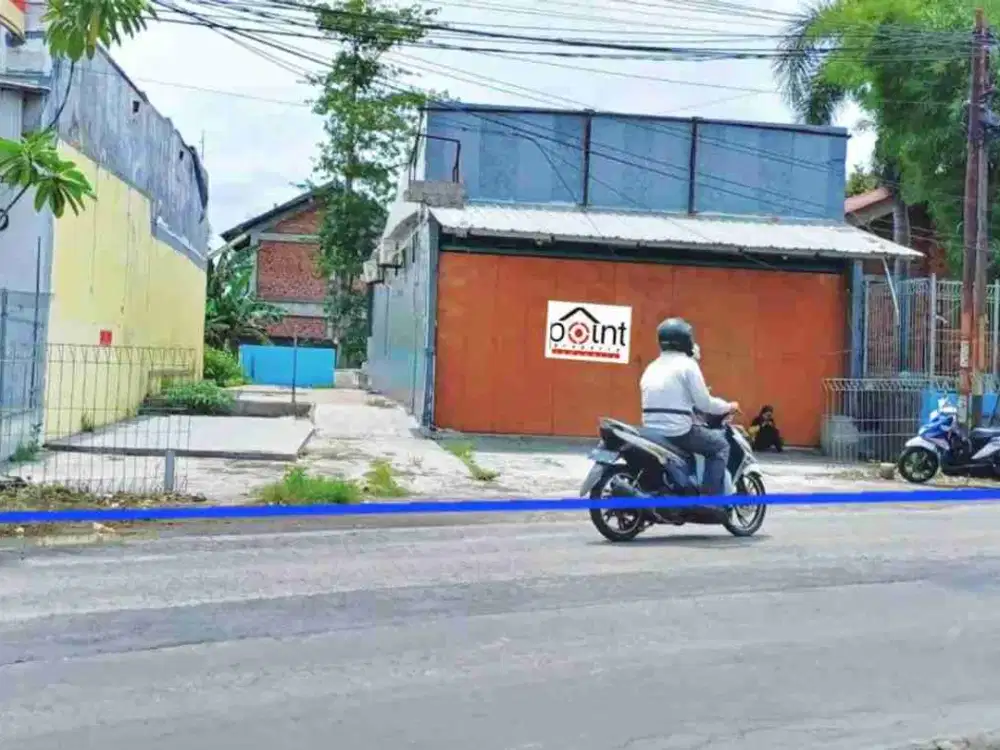 Tanah akses Jalan Raya dekat Bandara dan Tol Adi Sumarmo