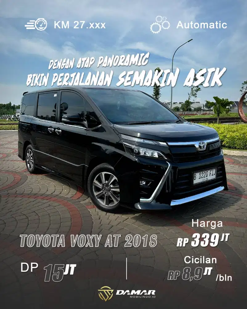jual voxy at 2018 mint condition low km