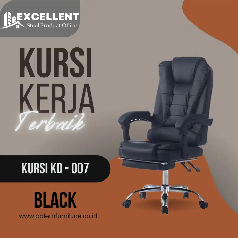 Kursi direktur sandarn bisa di stel hidrolik naik turun