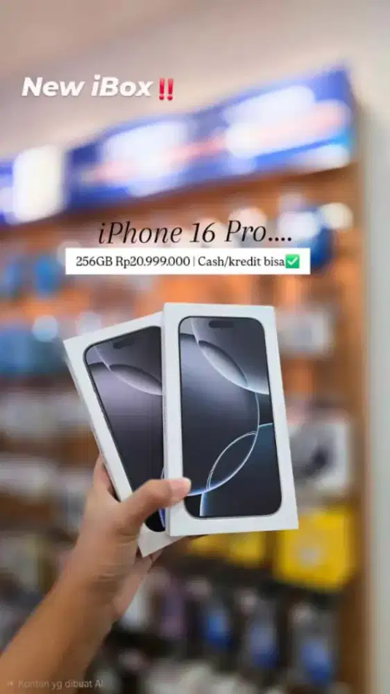 ready iphone 16pro credit tanpa dp garansi resmi ibox